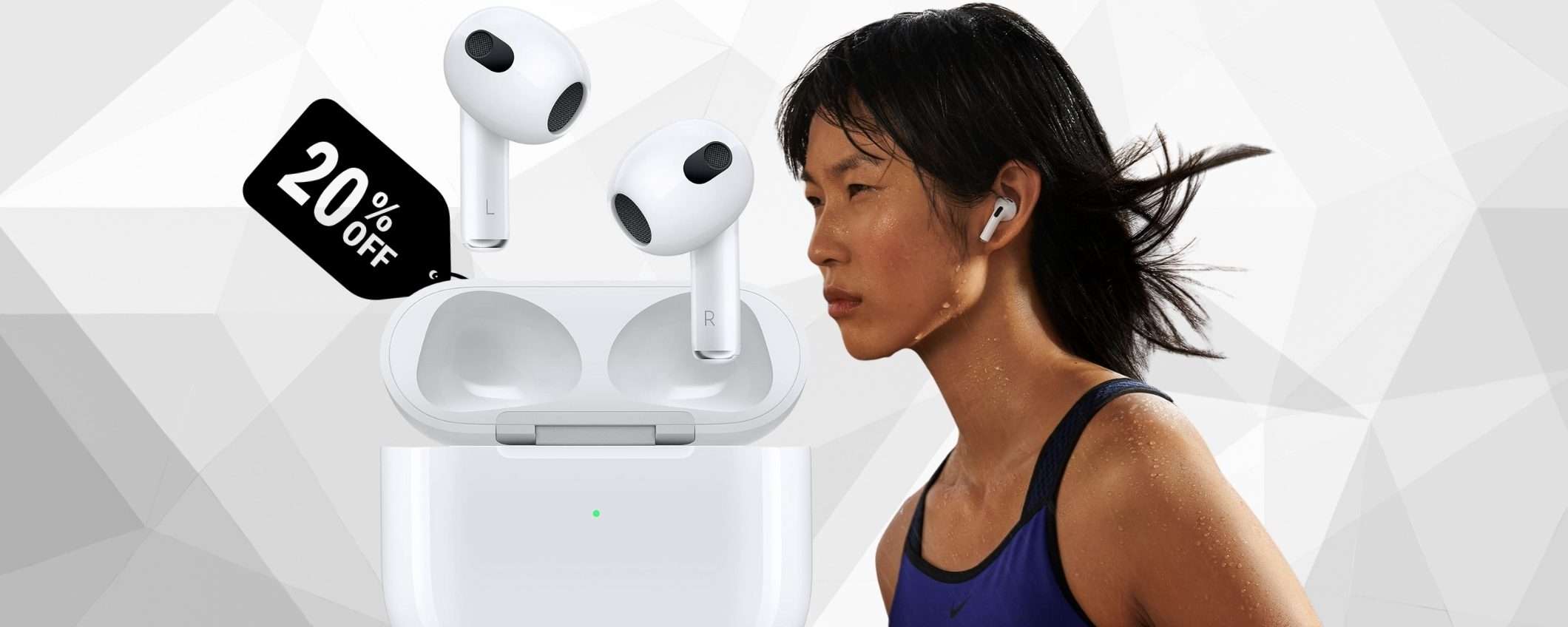 Apple AirPods (3ª gen) a rate da 31€ per 5 mesi SENZA INTERESSI Apple AirPods (3ª gen) a rate da 31€ per 5 mesi SENZA INTERESSI