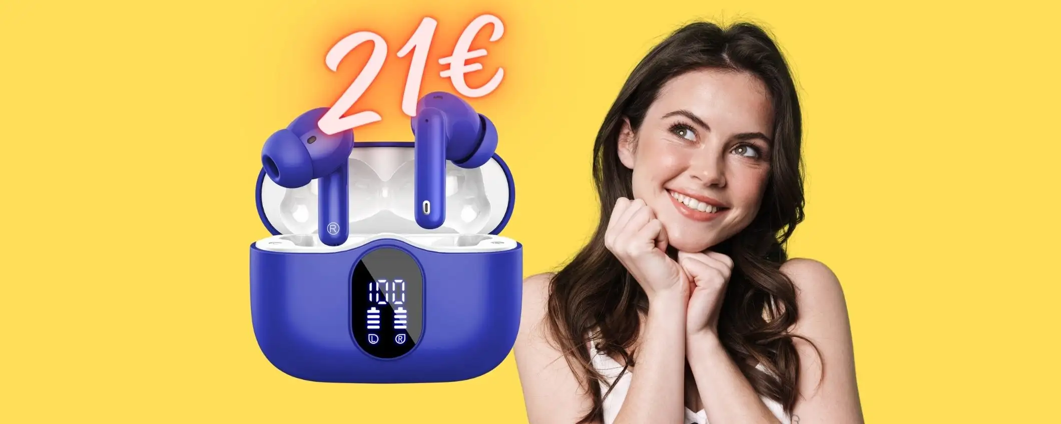 Auricolari Bluetooth impermeabili e con 36h di autonomia a SOLI 21€ Auricolari Bluetooth impermeabili e con 36h di autonomia a SOLI 21€