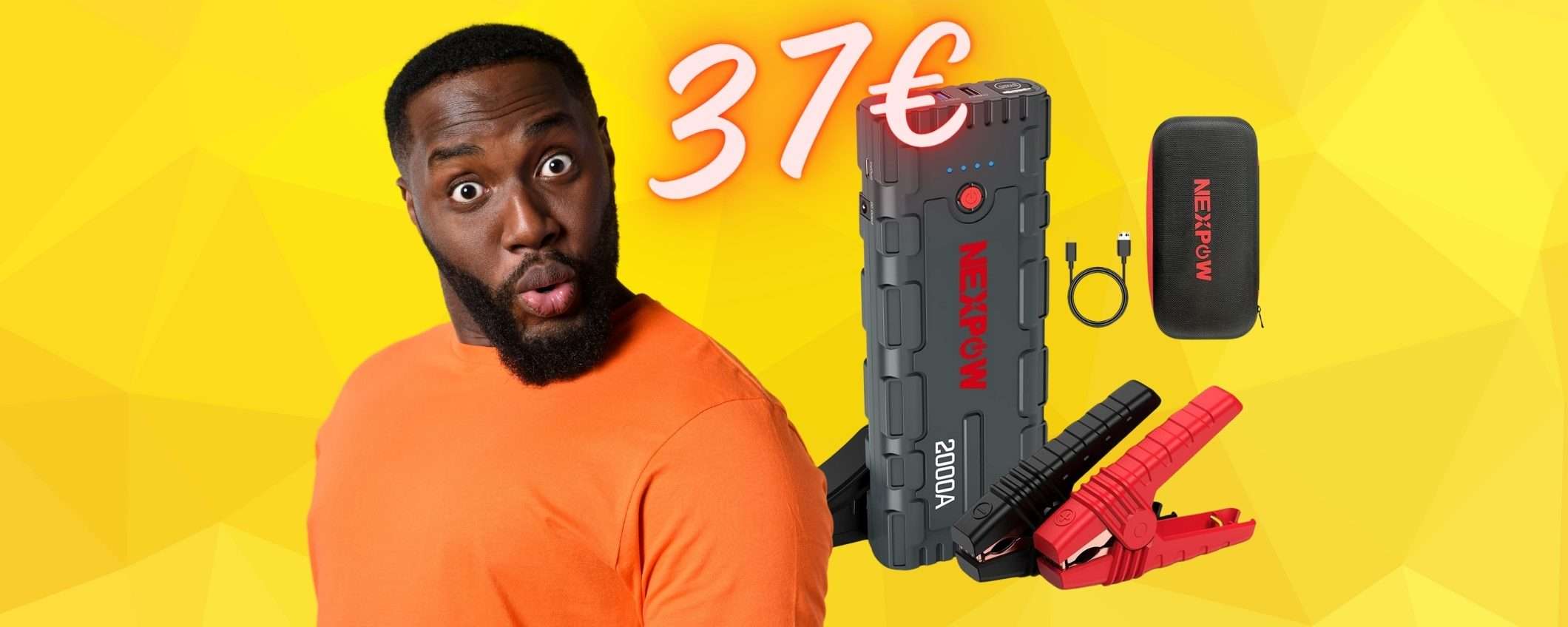 Avviatore di emergenza portatile SUPER POTENTE ed economico (37€) Avviatore di emergenza portatile SUPER POTENTE ed economico (37€)