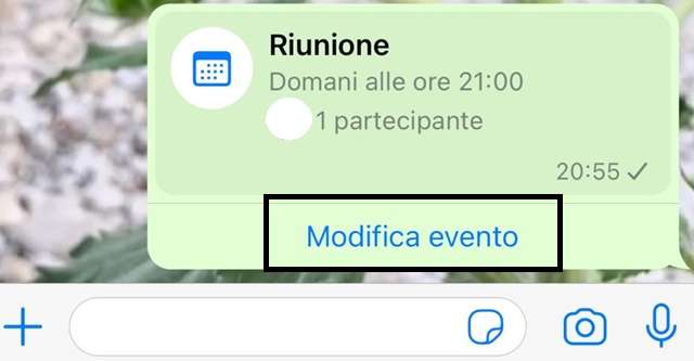 I limiti degli eventi su WhatsApp
