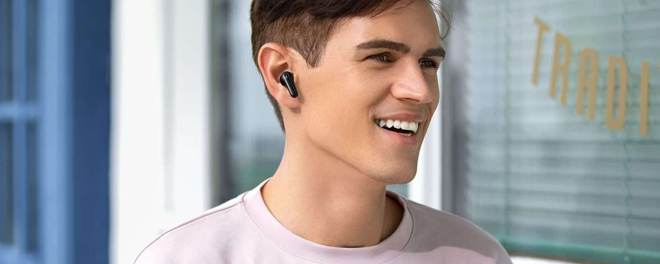 BASSI POTENTI e batteria da 32 ORE per le cuffie Anker Soundcore P2 Mini (27€) BASSI POTENTI e batteria da 32 ORE per le cuffie Anker Soundcore P2 Mini (27€)