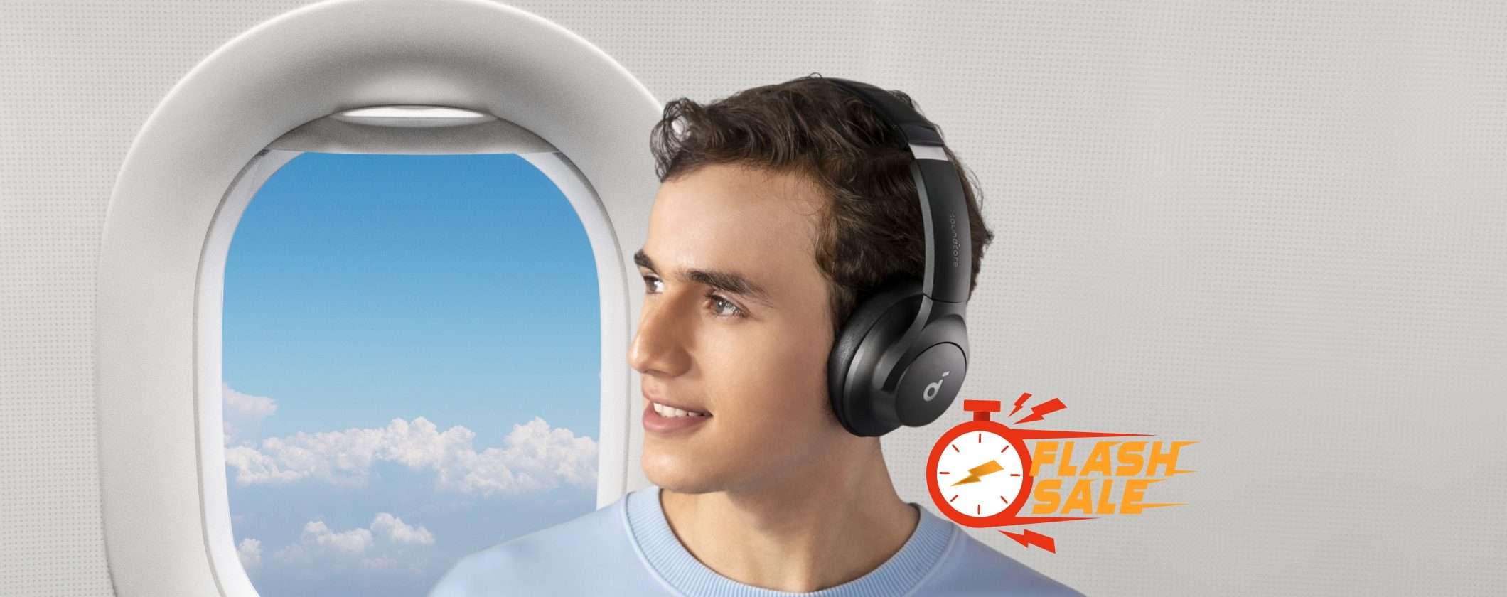 Bellissime Cuffie Bluetooth Anker con ANC in OFFERTA LAMPO Bellissime Cuffie Bluetooth Anker con ANC in OFFERTA LAMPO