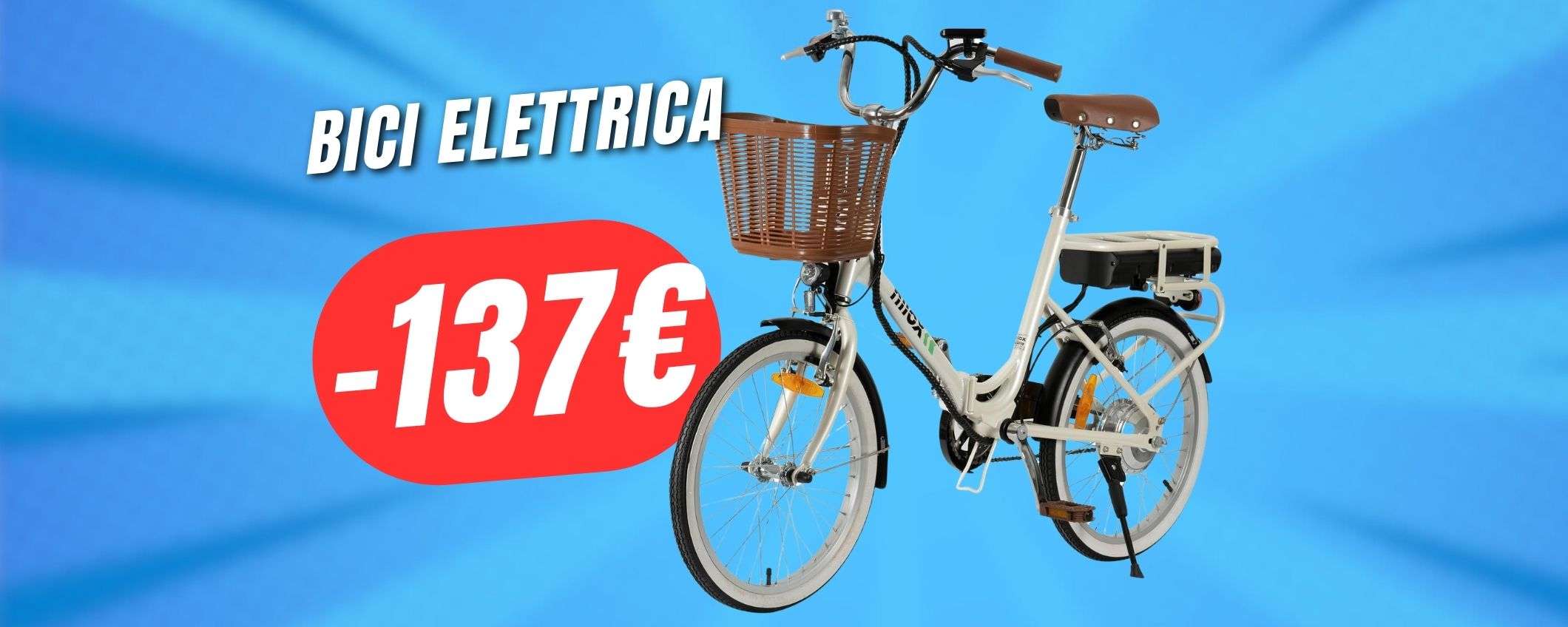 Con questo SCONTO risparmierai 137€ sulla BICI ELETTRICA di Nilox! Con questo SCONTO risparmierai 137€ sulla BICI ELETTRICA di Nilox!