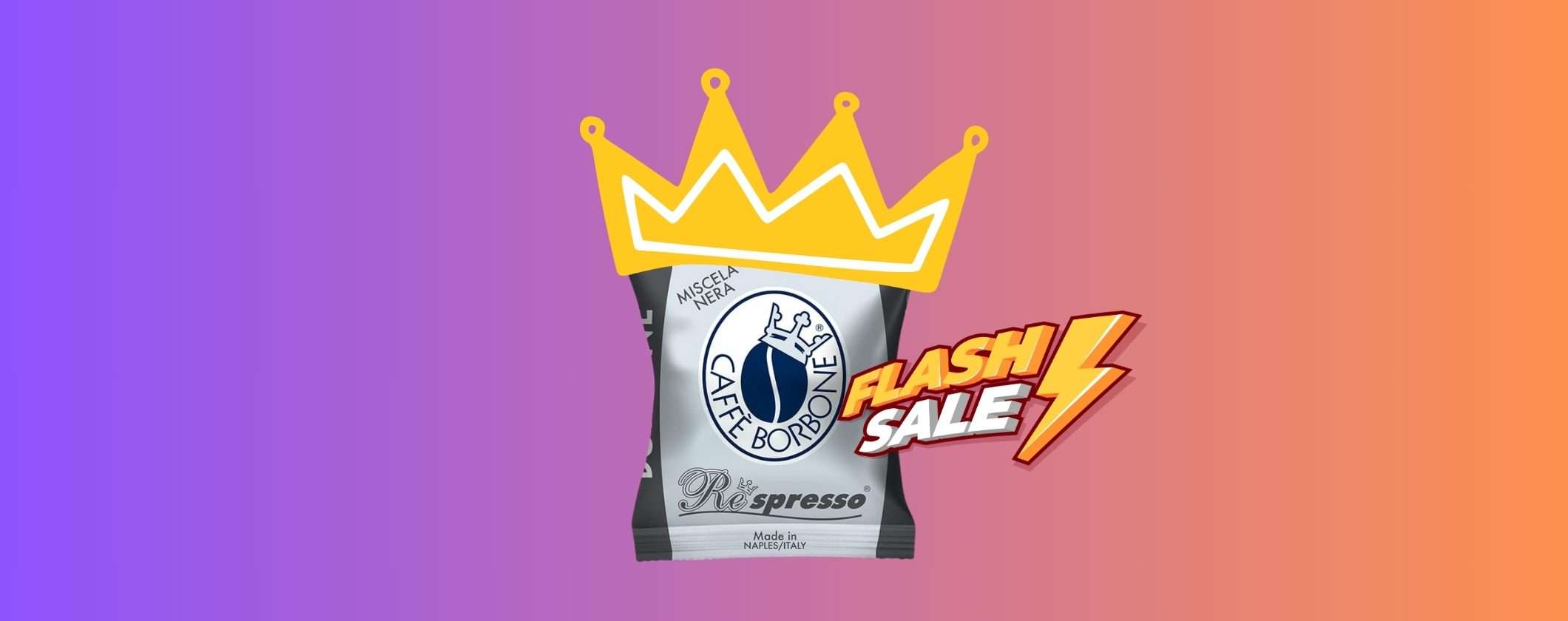 Capsule Caffè Borbone per Nespresso in OFFERTA LAMPO su Amazon Capsule Caffè Borbone per Nespresso in OFFERTA LAMPO su Amazon
