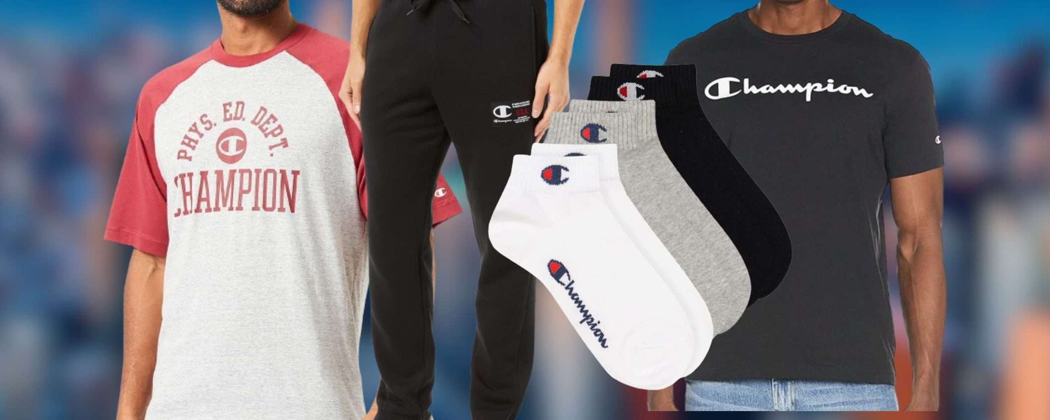 Champion da 8,99€ su Amazon: SVUOTA MAGAZZINO esagerato a tempo