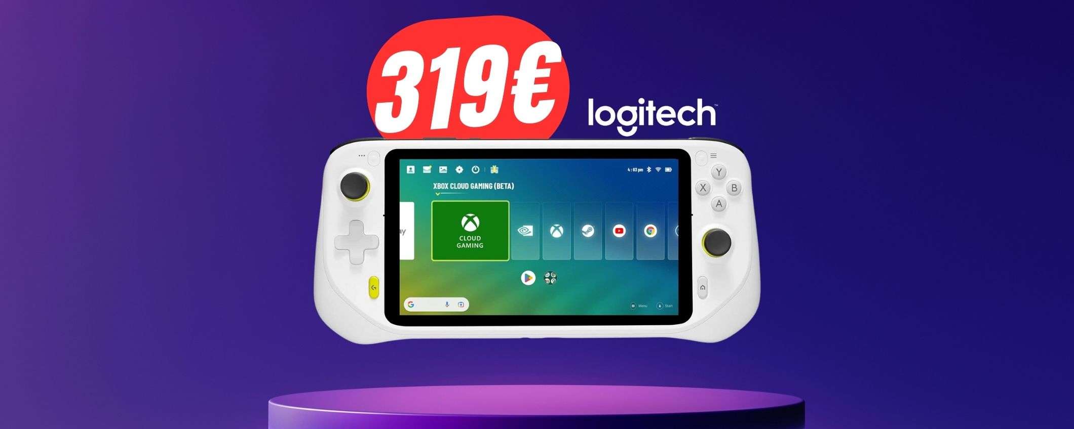 Il COUPON esclusivo fa crollare la CONSOLE portatile Logitech a 319€! Il COUPON esclusivo fa crollare la CONSOLE portatile Logitech a 319€!