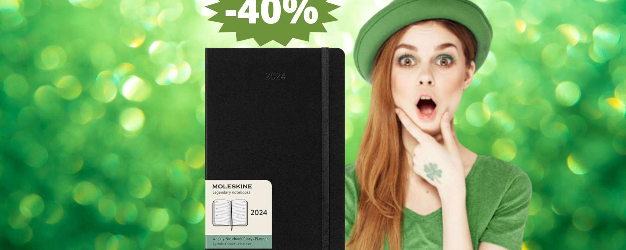 Agenda settimanale Moleskine: stile e qualità in MEGA sconto dl 40% Agenda settimanale Moleskine: stile e qualità in MEGA sconto dl 40%