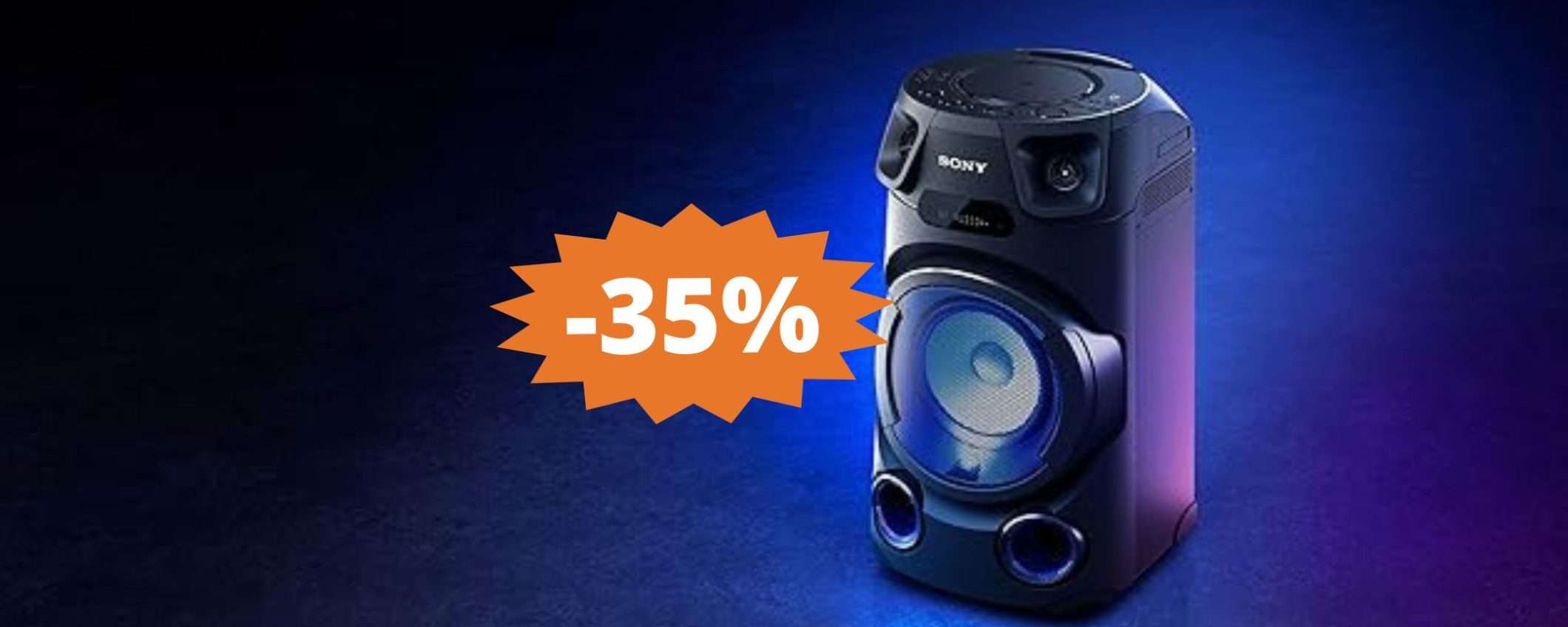 Altoparlante Sony MHC-V13: MEGA sconto di oltre 100 euro Altoparlante Sony MHC-V13: MEGA sconto di oltre 100 euro