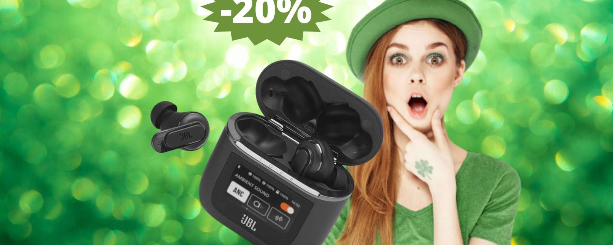 Auricolari JBL Tour Pro 2: sconto ESCLUSIVO del 20% Auricolari JBL Tour Pro 2: sconto ESCLUSIVO del 20%