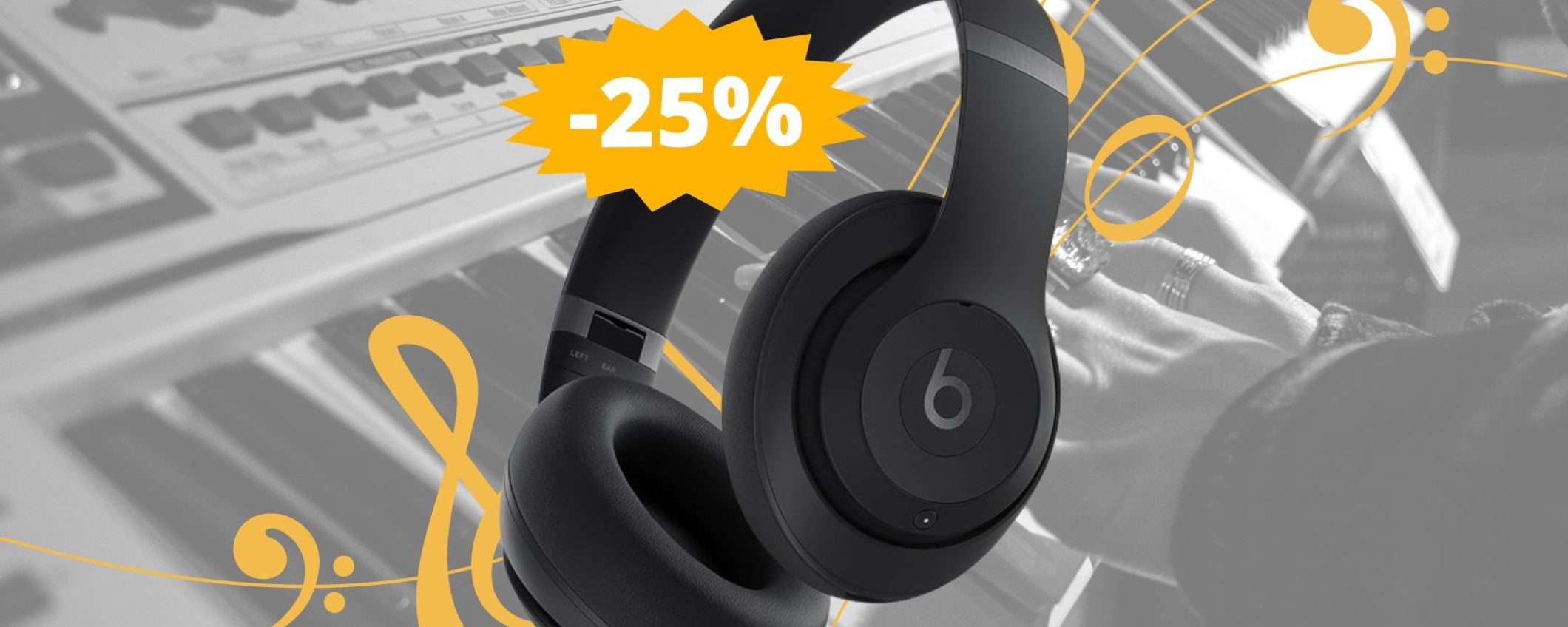 Beats Studio Pro: ALTA qualità, in MEGA sconto del 25% Beats Studio Pro: ALTA qualità, in MEGA sconto del 25%