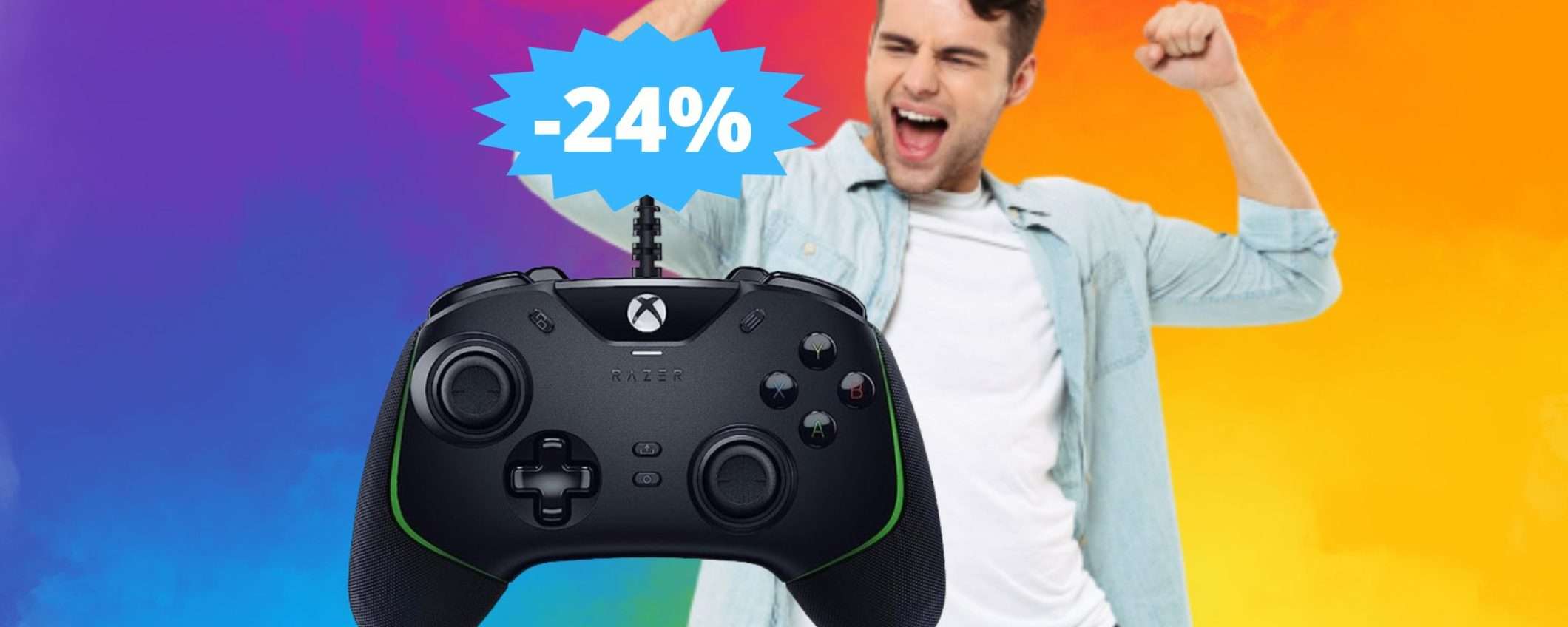 Controller Razer Wolverine V2: sconto IMPERDIBILE del 24% Controller Razer Wolverine V2: sconto IMPERDIBILE del 24%