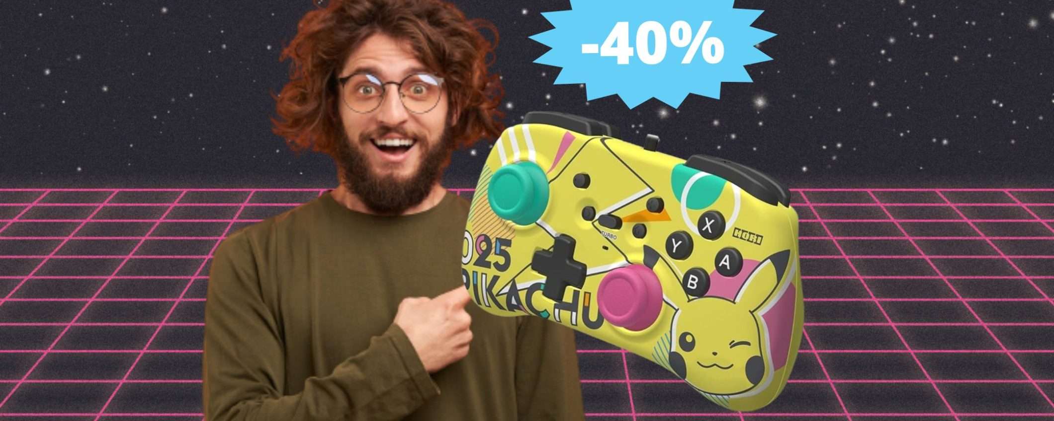 Controller ufficiale Pikachu POP per Nintendo: MEGA sconto del 40% Controller ufficiale Pikachu POP per Nintendo: MEGA sconto del 40%
