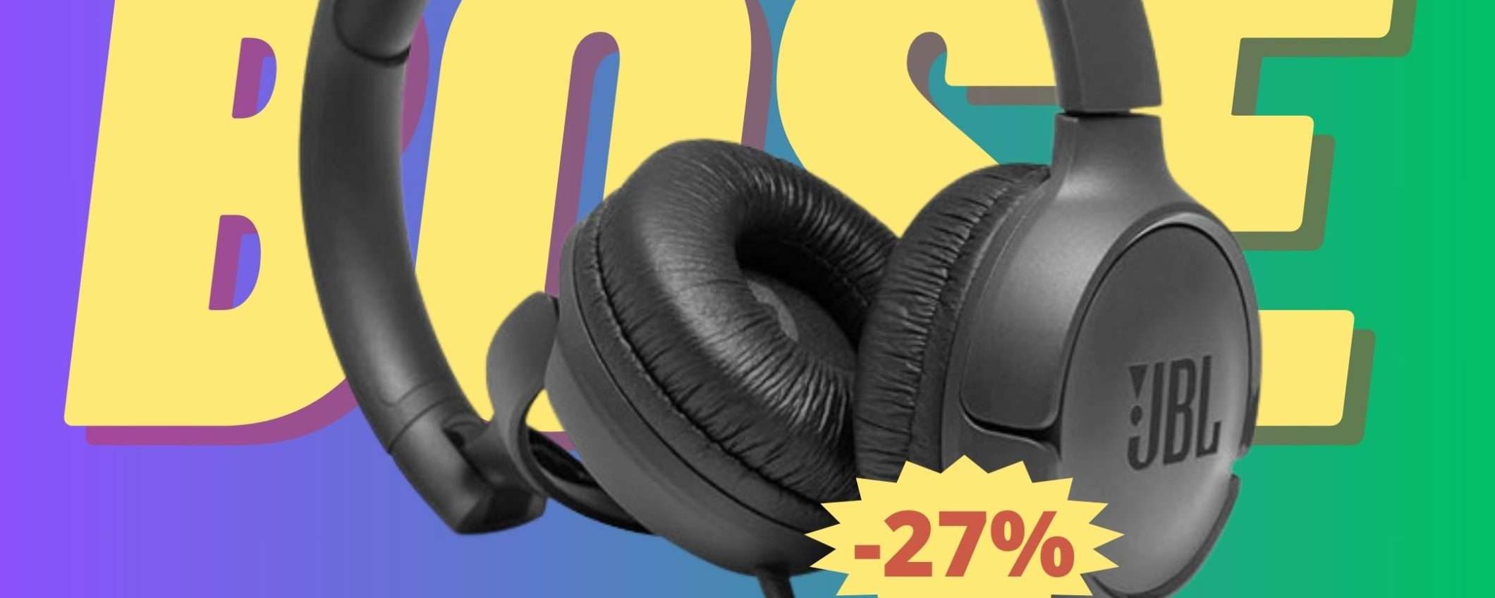 Cuffie JBL Tune 500: qualità audio STRAORDINARIA (-27%) Cuffie JBL Tune 500: qualità audio STRAORDINARIA (-27%)