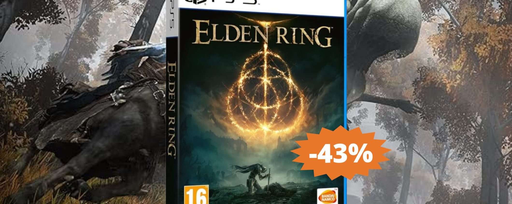 Elden Ring per PS5: un AFFARE da non perdere su Amazon (-43%) Elden Ring per PS5: un AFFARE da non perdere su Amazon (-43%)