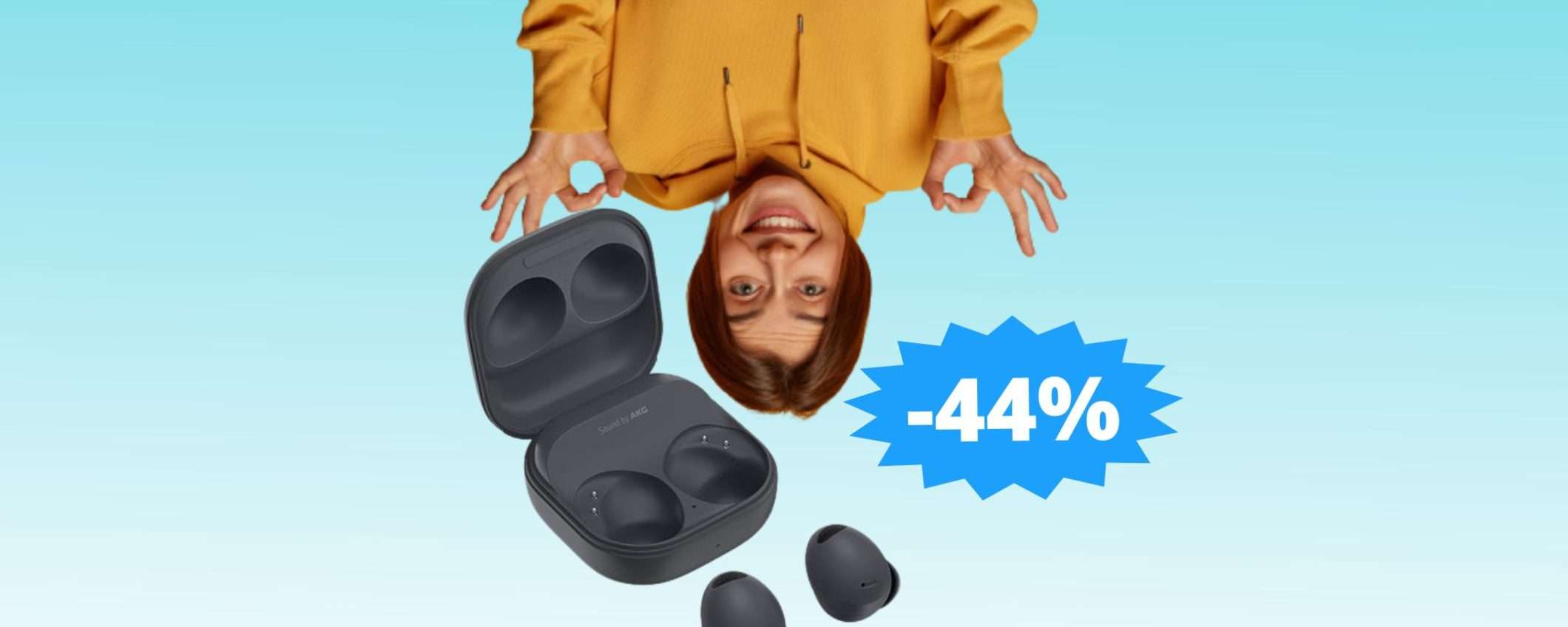 Galaxy Buds2 Pro: qualità PREMIUM in MEGA sconto del 44% Galaxy Buds2 Pro: qualità PREMIUM in MEGA sconto del 44%