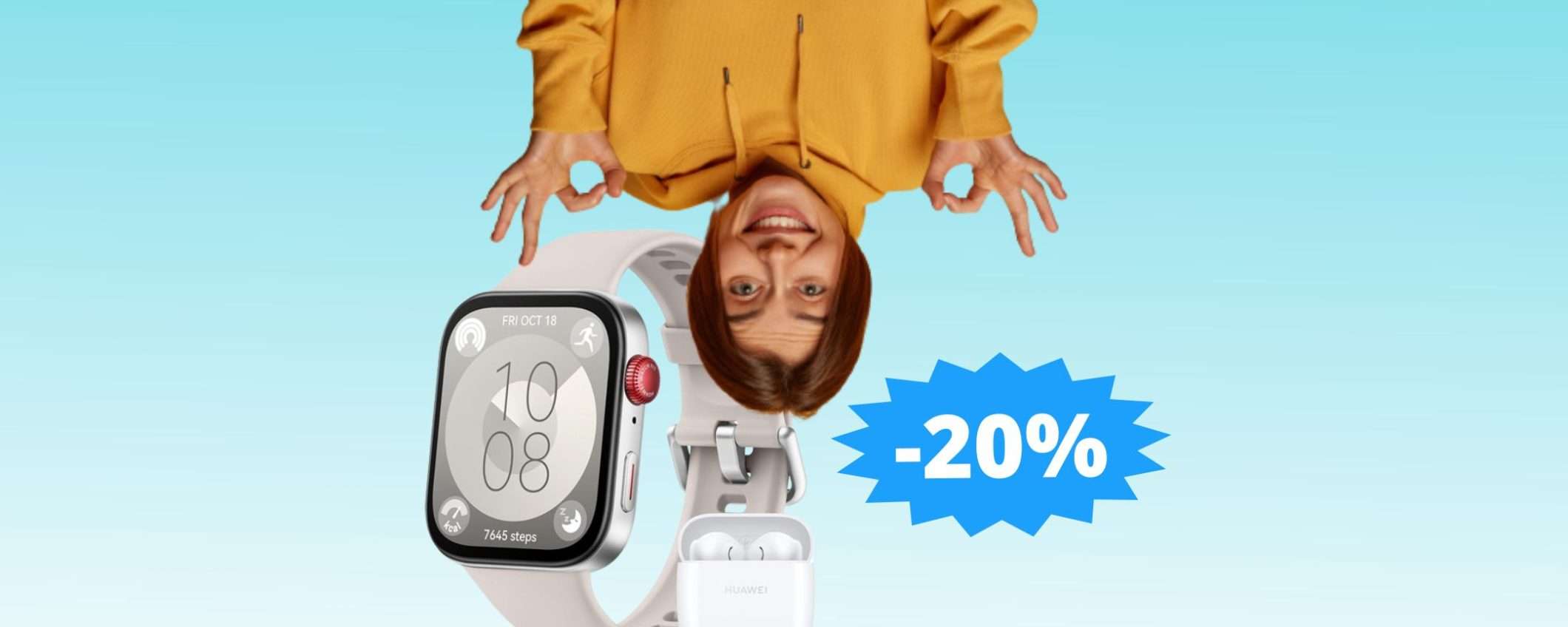 HUAWEI Watch Fit 3: l'alleato perfetto per il fitnes (-20%) HUAWEI Watch Fit 3: l'alleato perfetto per il fitnes (-20%)