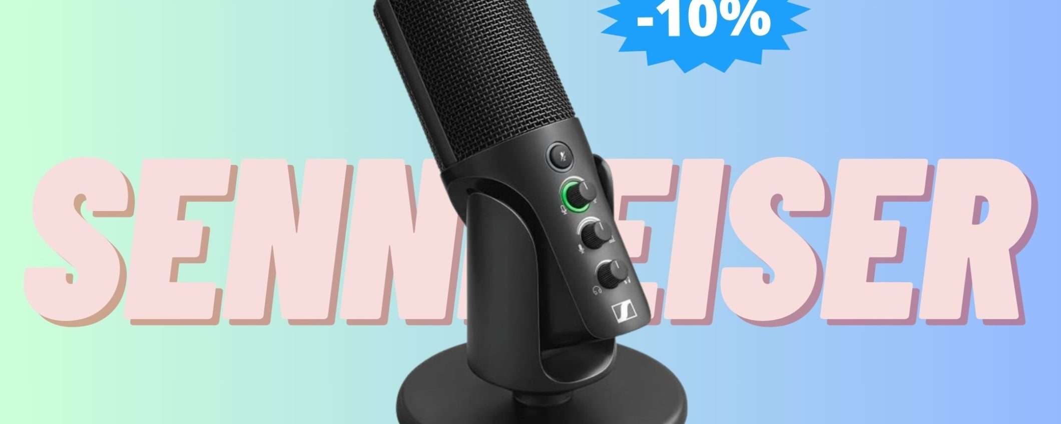 Microfono Sennheiser Profile: sconto IMPERDIBILE del 10% Microfono Sennheiser Profile: sconto IMPERDIBILE del 10%