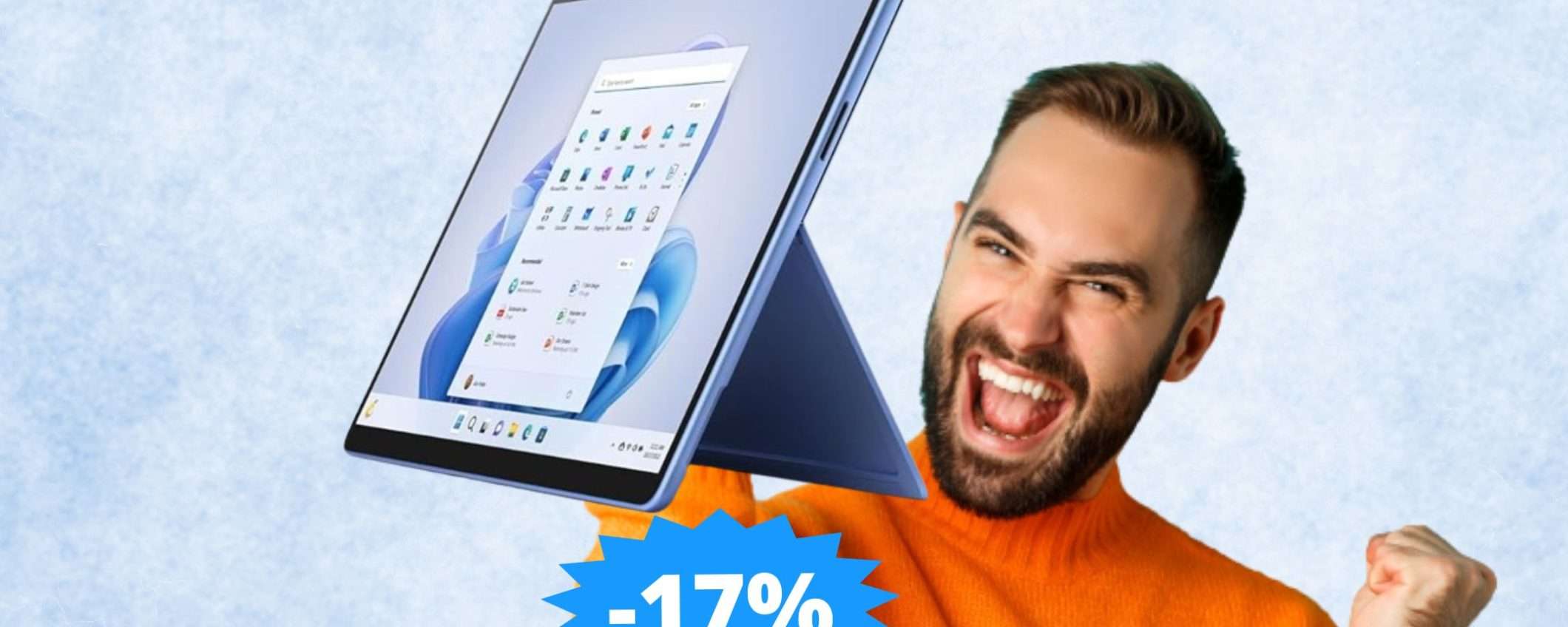 Microsoft Surface Pro 9: OLTRE 150 euro di sconto su Amazon Microsoft Surface Pro 9: OLTRE 150 euro di sconto su Amazon