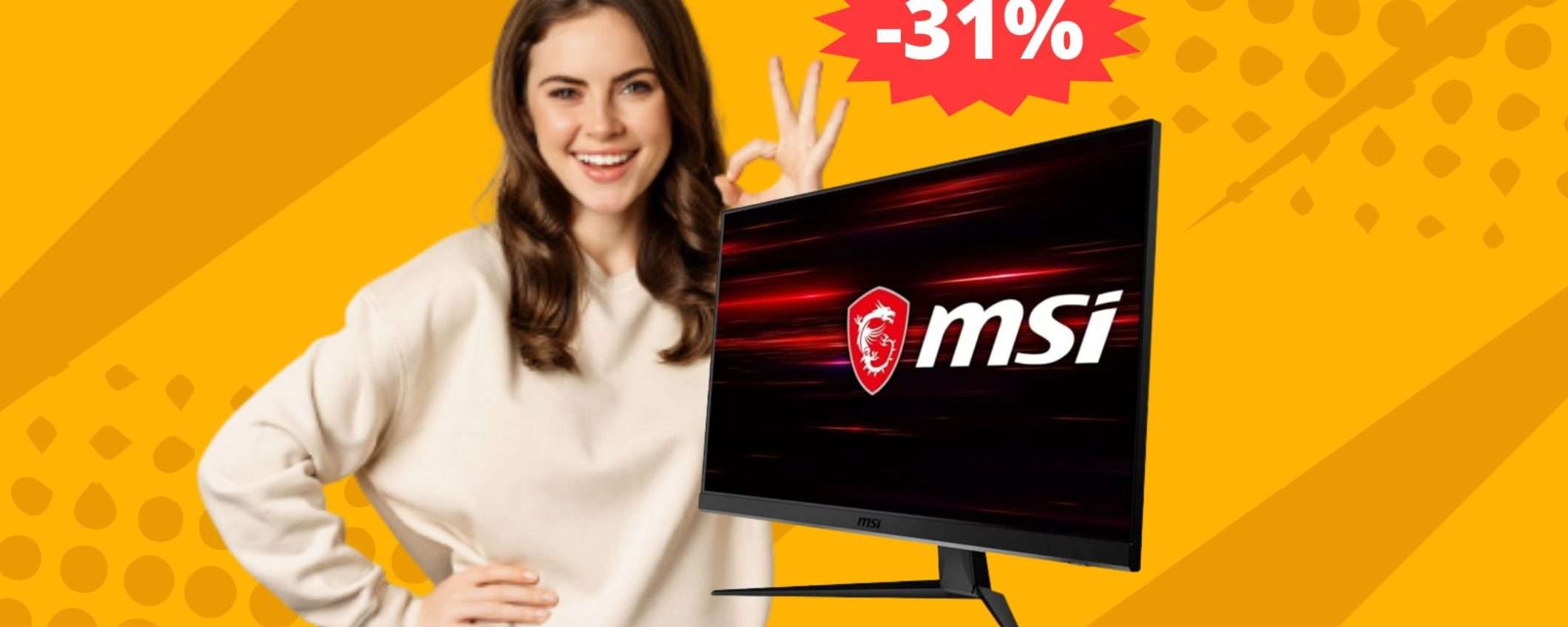 Monitor da gaming MSI: alte prestazioni in MEGA sconto del 31% Monitor da gaming MSI: alte prestazioni in MEGA sconto del 31%