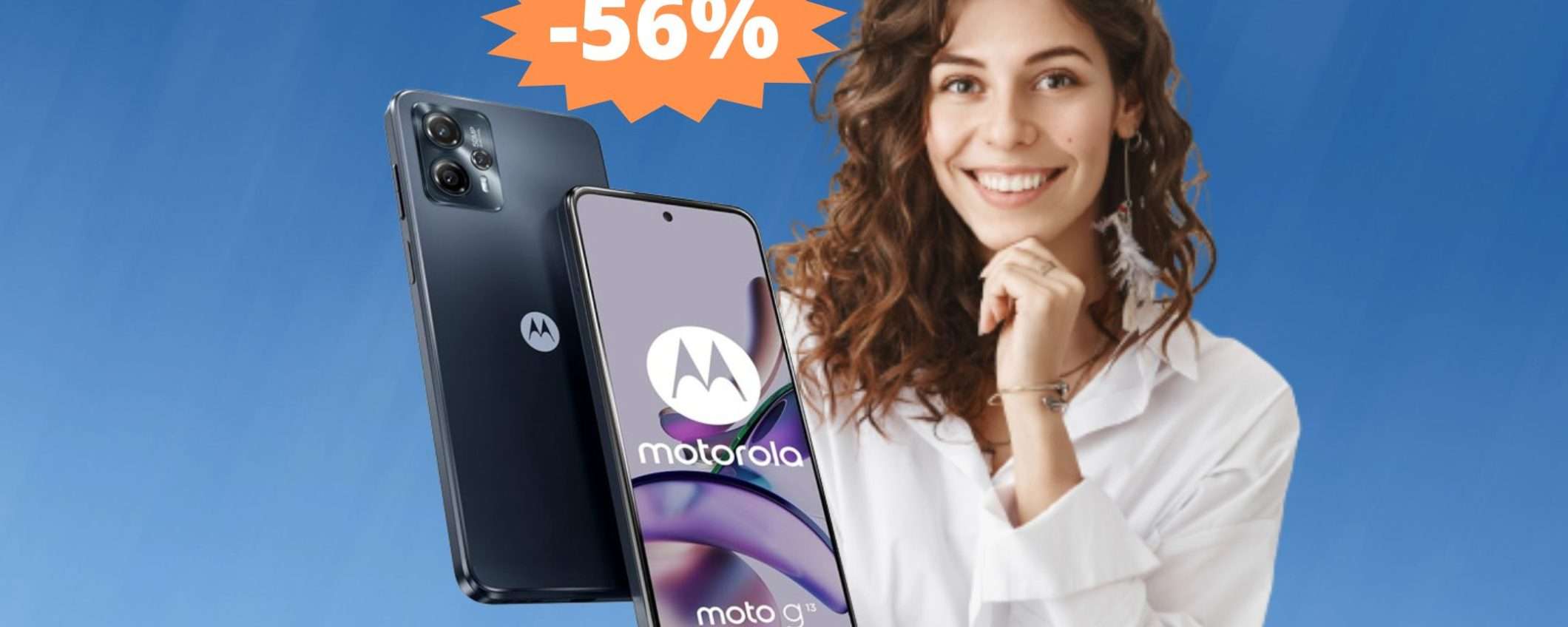 Motorola Moto g13: CROLLO del prezzo su Amazon (-56%) Motorola Moto g13: CROLLO del prezzo su Amazon (-56%)