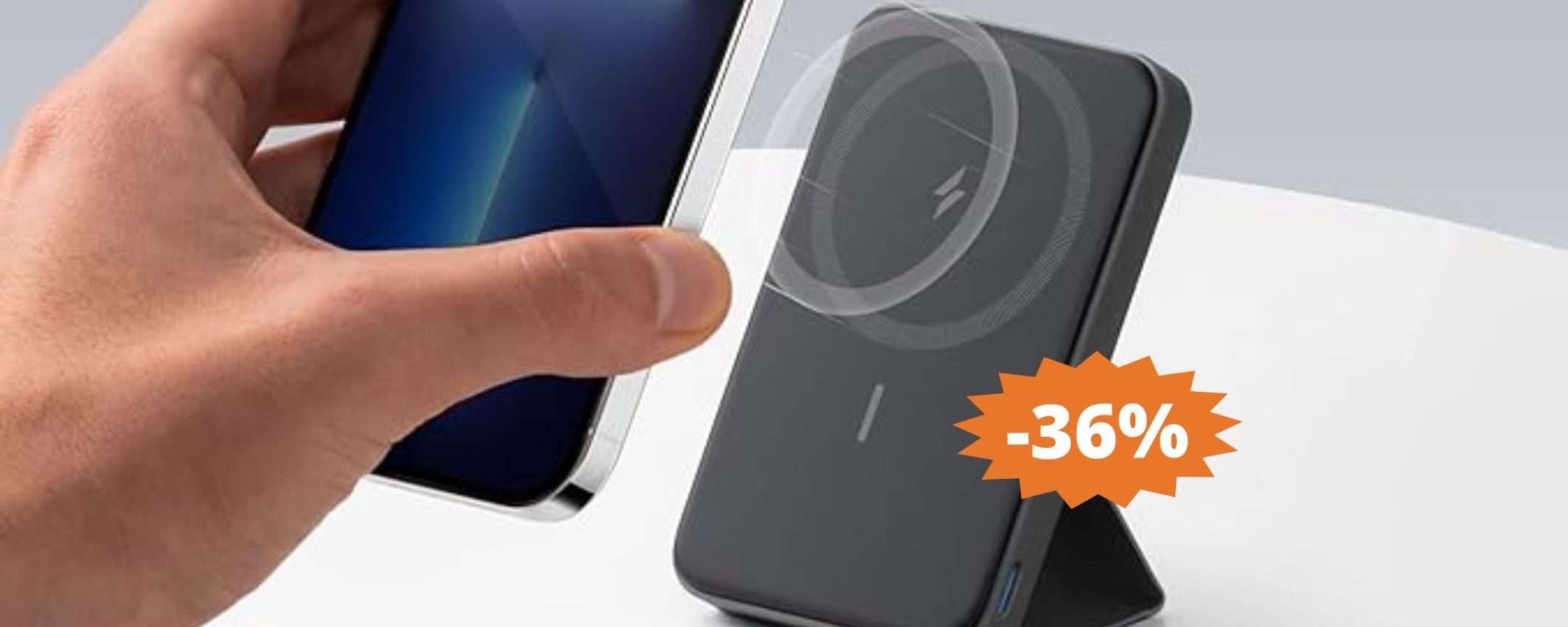 Power bank Anker con MagSafe: MEGA sconto del 36% Power bank Anker con MagSafe: MEGA sconto del 36%