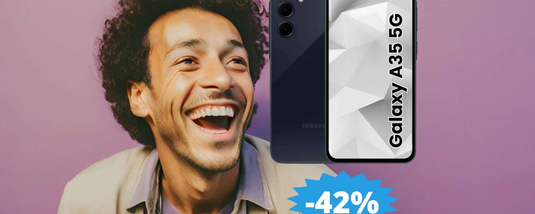 Samsung Galaxy A35: un investimento INTELLIGENTE (-42%) Samsung Galaxy A35: un investimento INTELLIGENTE (-42%)