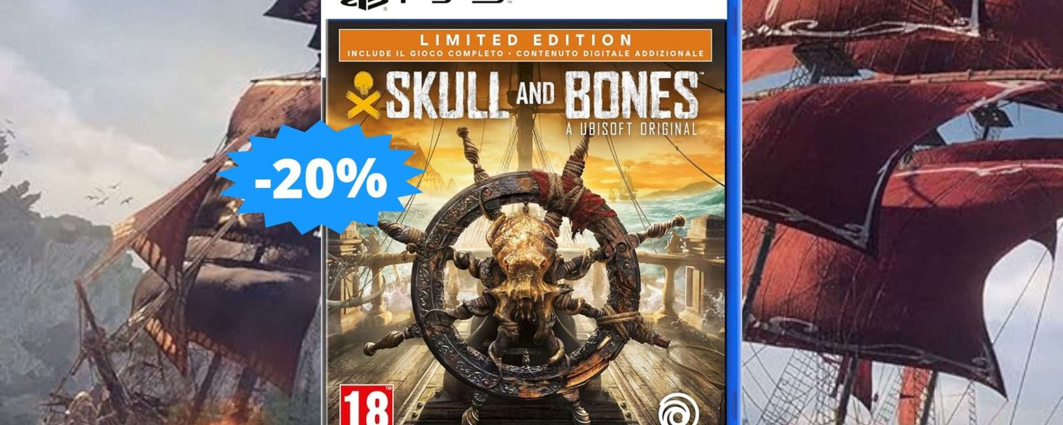 Skull & Bones per PS5: un'AVVENTURA imperdibile (-20%) Skull & Bones per PS5: un'AVVENTURA imperdibile (-20%)