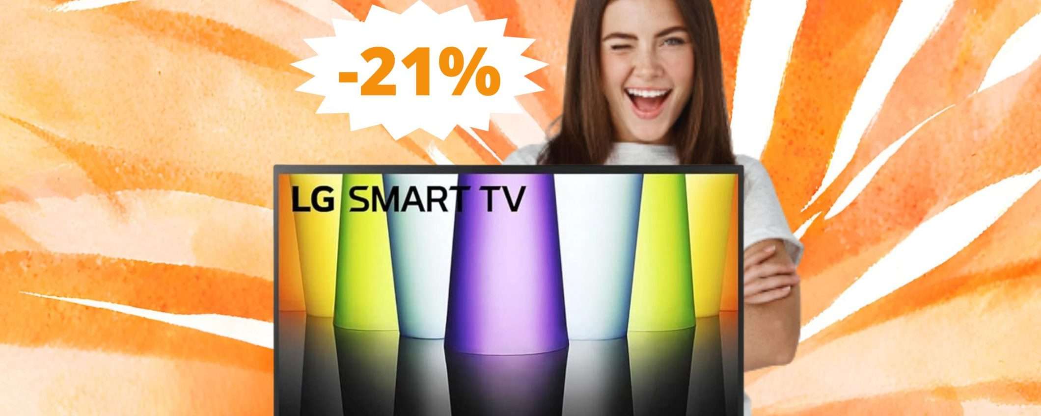Smart TV LG da 32 pollici: sconto ESCLUSIVO del 21% su Amazon Smart TV LG da 32 pollici: sconto ESCLUSIVO del 21% su Amazon