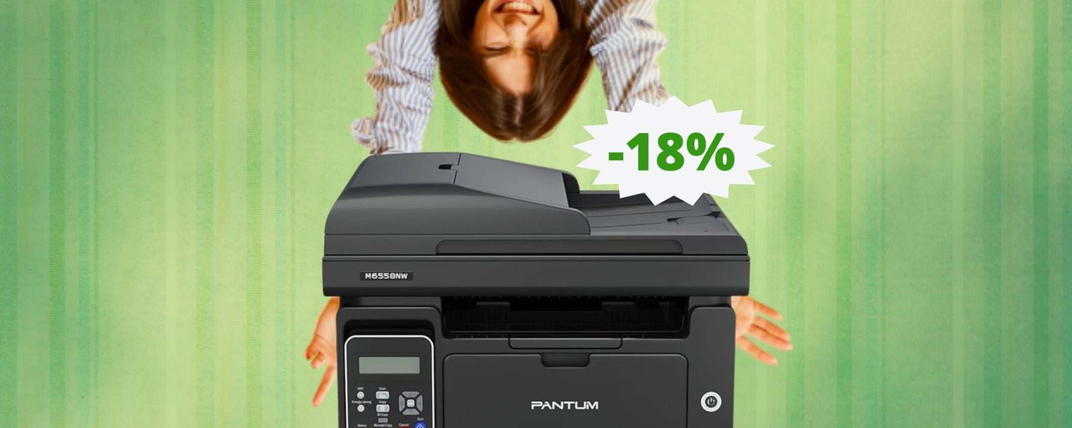 Stampante laser Pantum: un'OCCASIONE imperdibile (-18%) Stampante laser Pantum: un'OCCASIONE imperdibile (-18%)