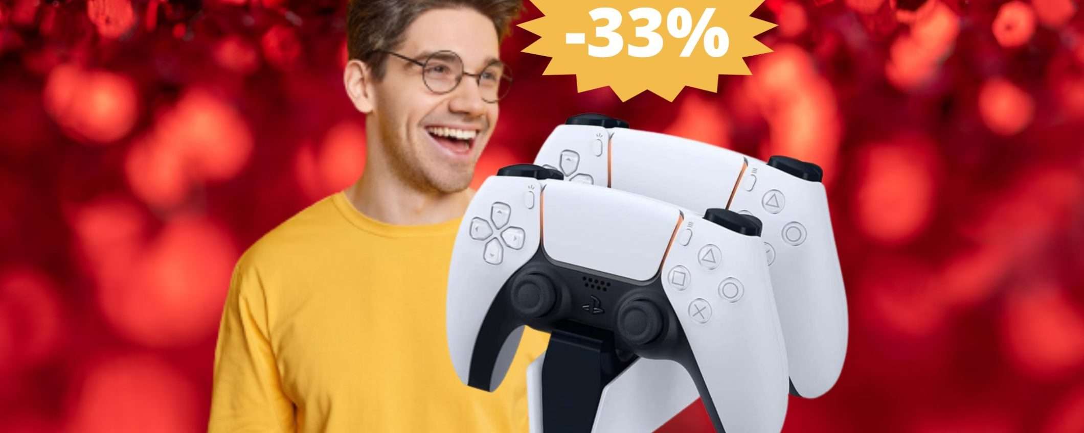 Stazione di ricarica controller DualSense PS5: MEGA sconto del 33% su Amazon Stazione di ricarica controller DualSense PS5: MEGA sconto del 33% su Amazon