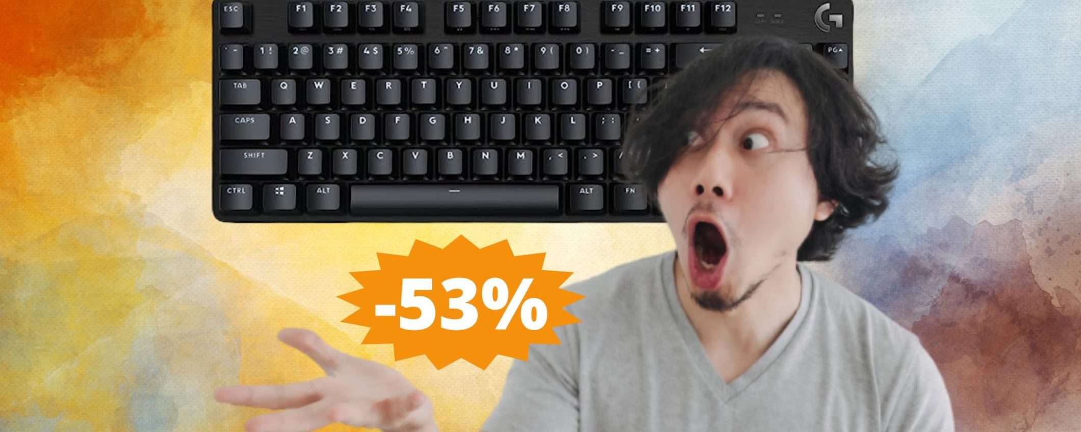 Tastiera meccanica Logitech G413: CROLLO del prezzo su Amazon (-53%) Tastiera meccanica Logitech G413: CROLLO del prezzo su Amazon (-53%)