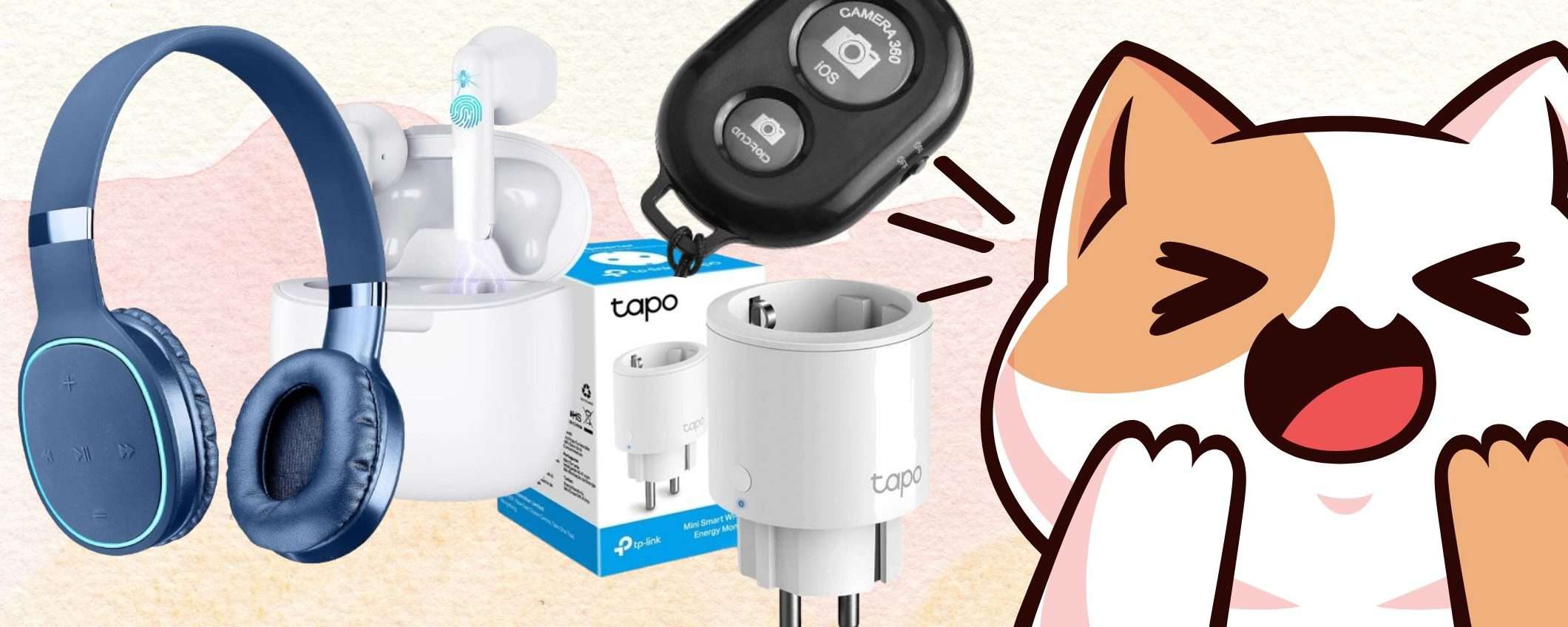 Tecnologia a meno di 10€: cose UTILISSIME a pochi spiccioli su Amazon