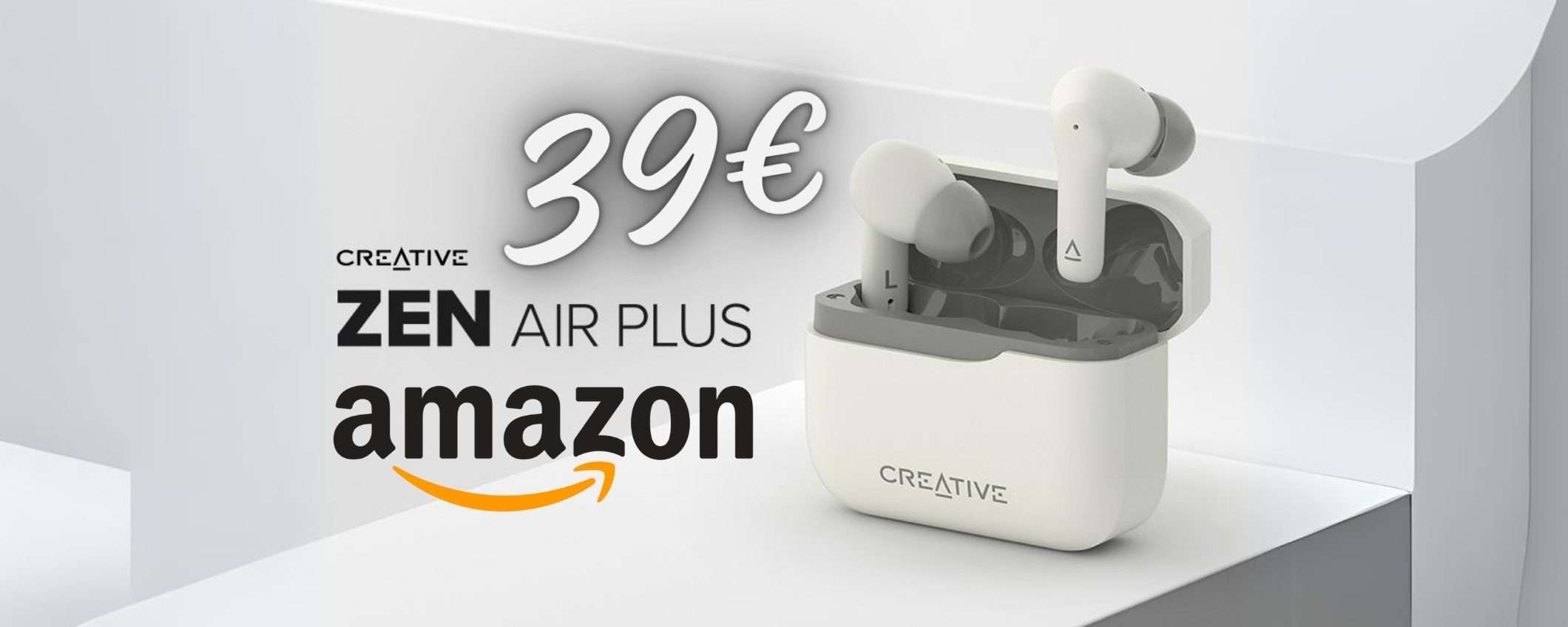 CREATIVE Zen Air Plus: auricolari wireless STUPENDI al 20% in MENO CREATIVE Zen Air Plus: auricolari wireless STUPENDI al 20% in MENO