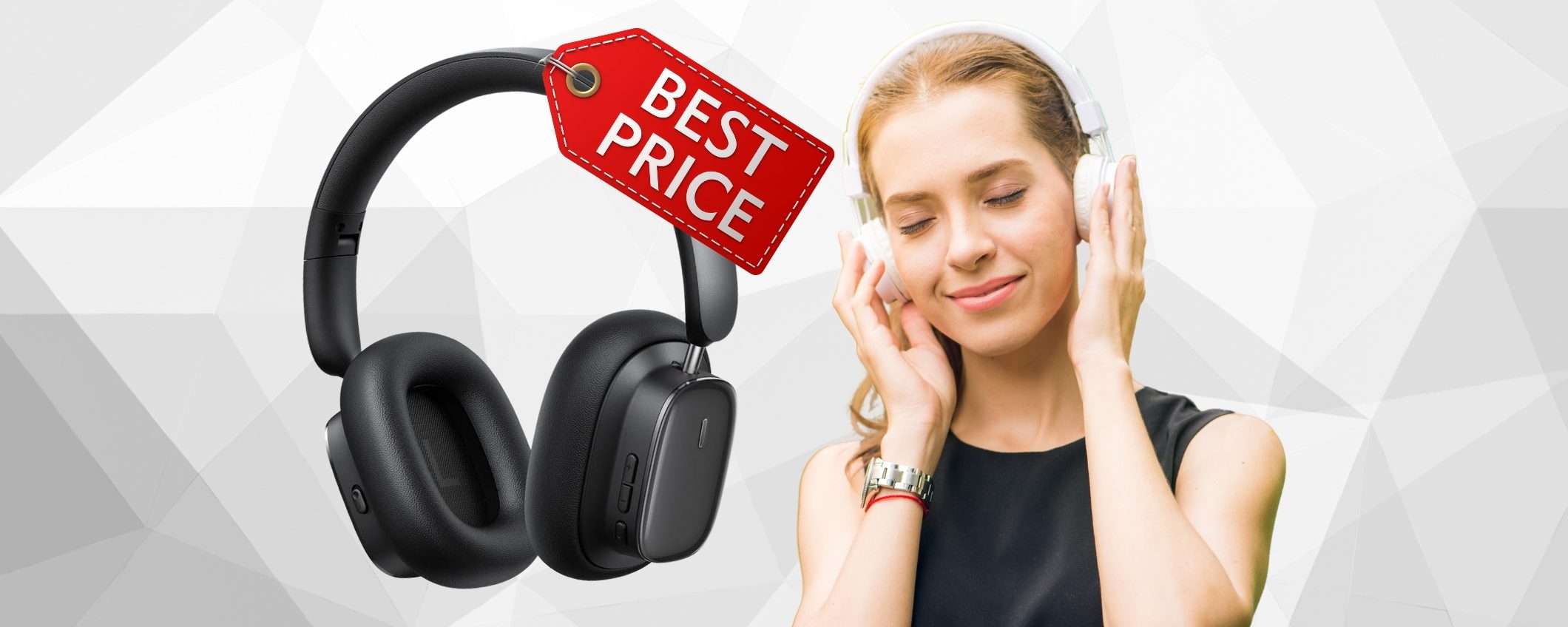 Cuffie Bluetooth con riduzione rumore e 100h di autonomia a 41€ APPENA Cuffie Bluetooth con riduzione rumore e 100h di autonomia a 41€ APPENA