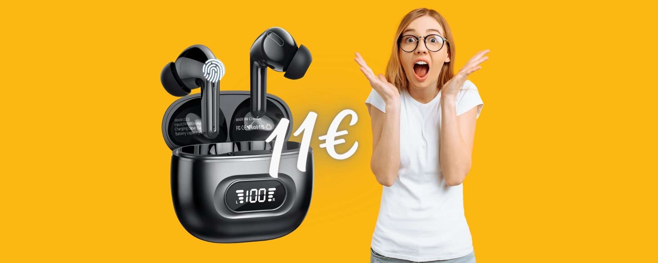 Cuffiette Bluetooth a 11€? Tutto possibile su Amazon ancora per poco Cuffiette Bluetooth a 11€? Tutto possibile su Amazon ancora per poco
