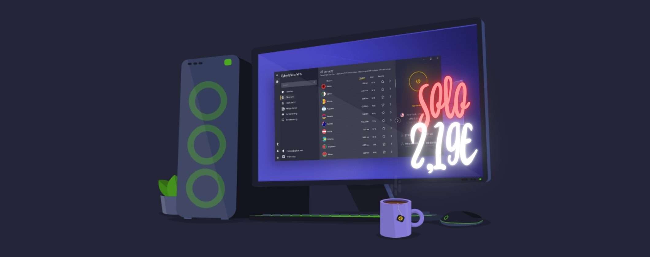 CyberGhost VPN in OFFERTA a 2,19€ e garanzia di RIMBORSO CyberGhost VPN in OFFERTA a 2,19€ e garanzia di RIMBORSO