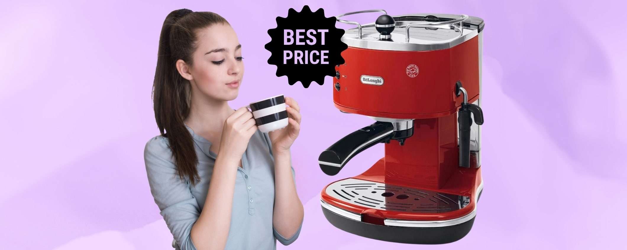 De'Longhi Icona Eco: caffè e cappuccio a 26€ al mese SENZA INTERESSI De'Longhi Icona Eco: caffè e cappuccio a 26€ al mese SENZA INTERESSI