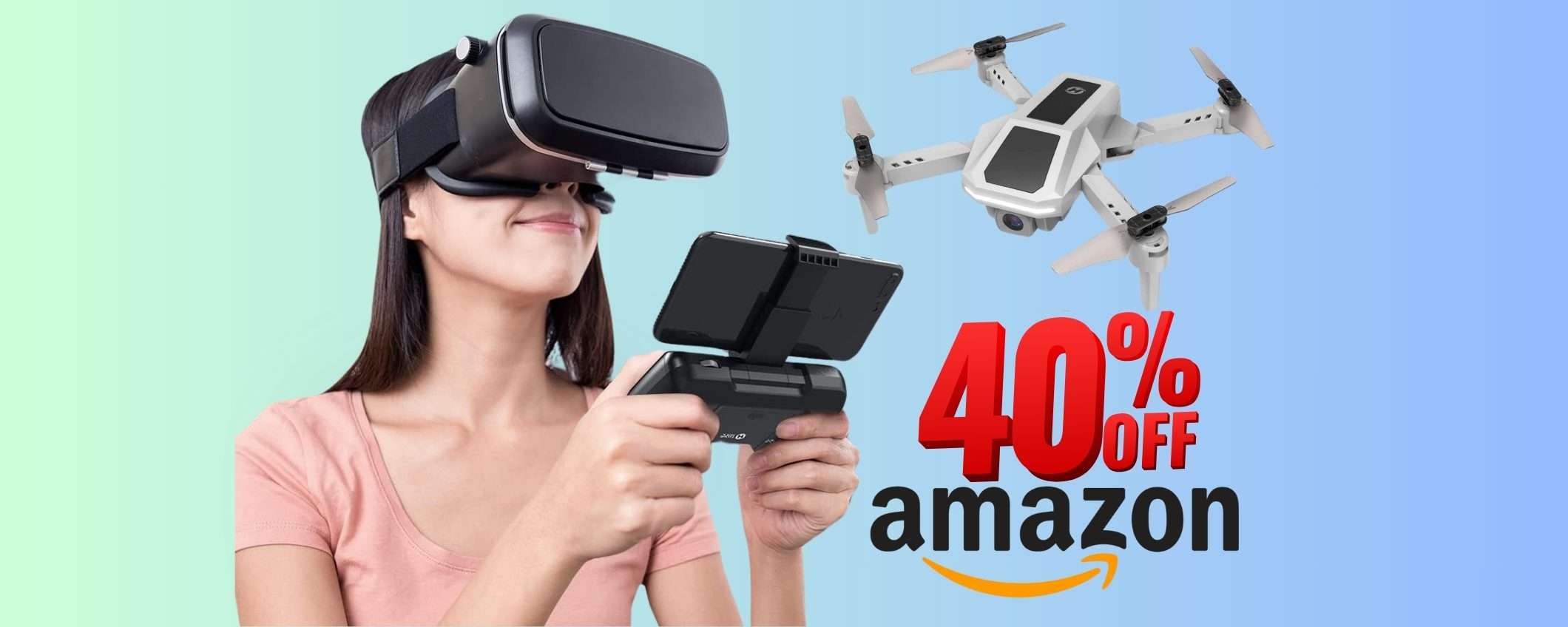 Drone con telecamera su Amazon con il CODICE SEGRETO al 40% di sconto Drone con telecamera su Amazon con il CODICE SEGRETO al 40% di sconto