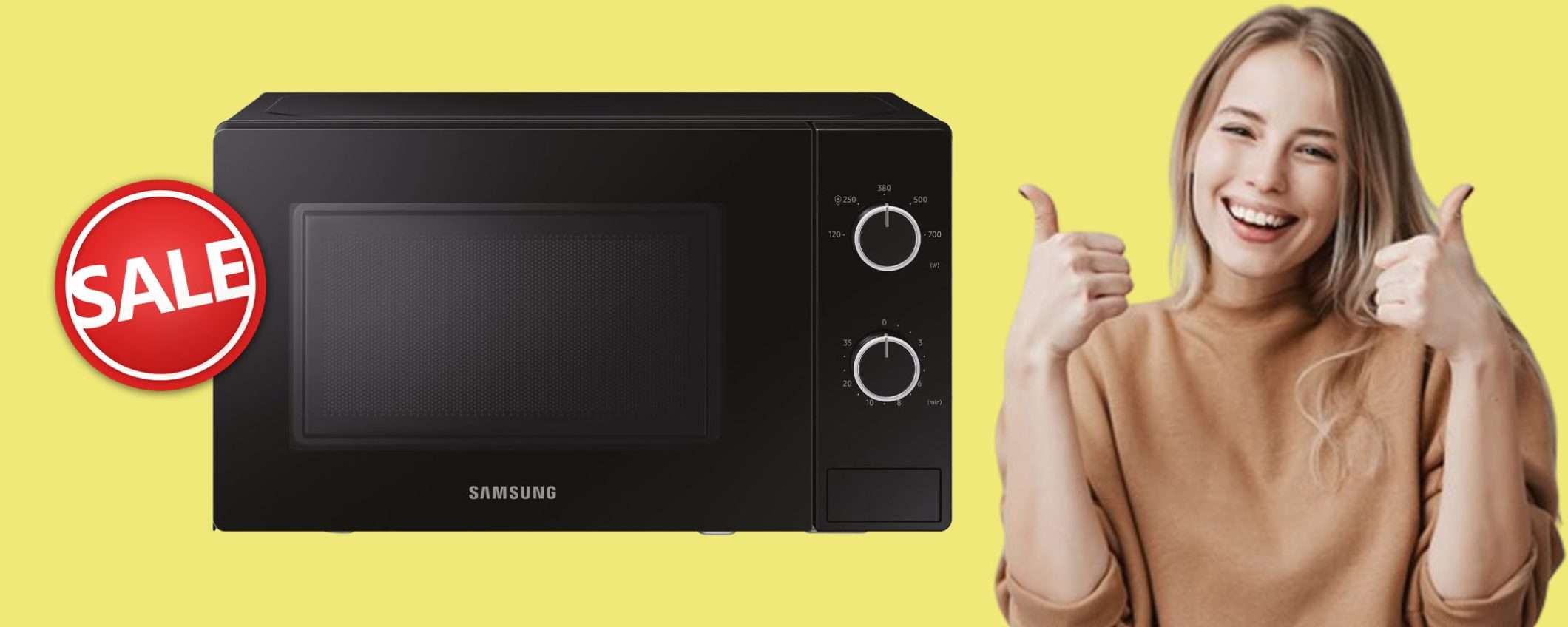 Forno a microonde Samsung da 20 litri: sconto FOLLE su Amazon! Forno a microonde Samsung da 20 litri: sconto FOLLE su Amazon!