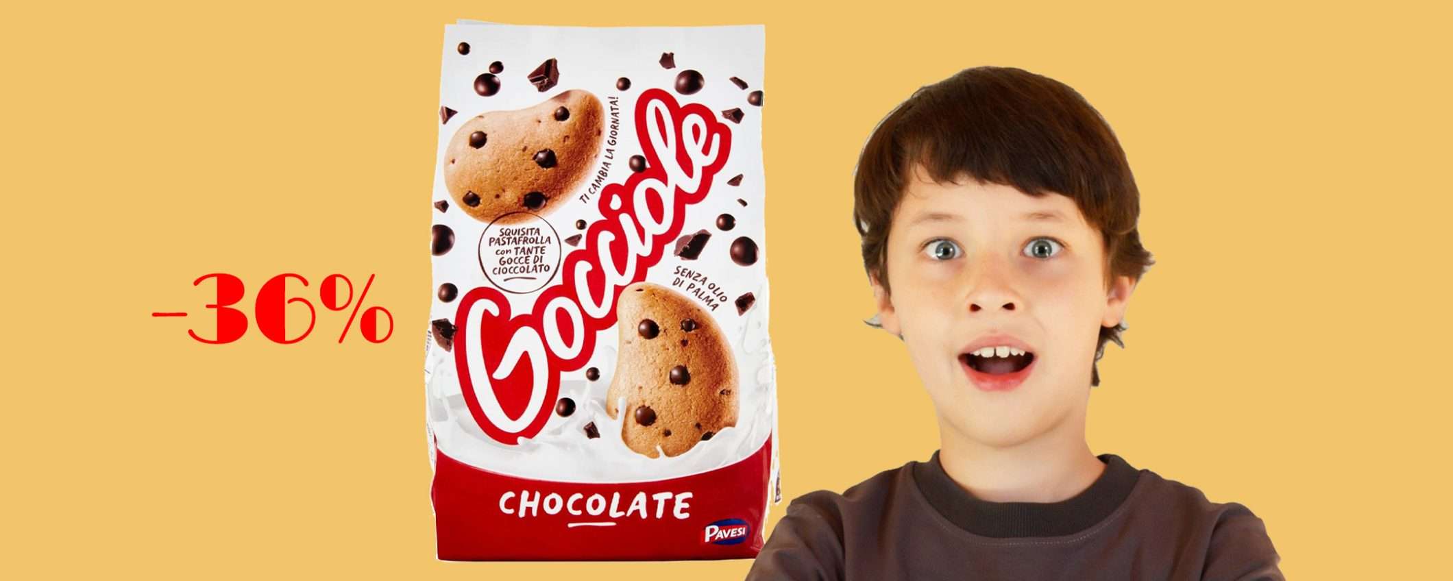 Gocciole Pavesi 500 gr in SUPER offerta su Amazon (-36%) Gocciole Pavesi 500 gr in SUPER offerta su Amazon (-36%)