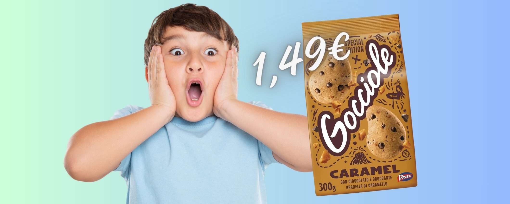 Gocciole Pavesi con granella di caramello: novità in PROMO a 1,49€
