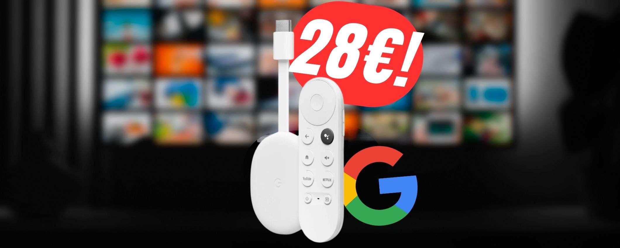 Trasforma qualsiasi schermo in una SMART TV con Google Chromecast (costa solo 28€!) Trasforma qualsiasi schermo in una SMART TV con Google Chromecast (costa solo 28€!)