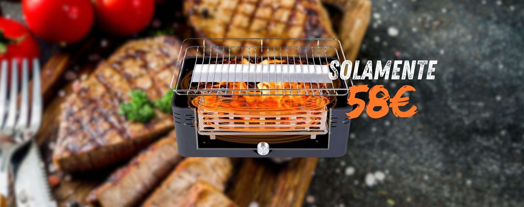 Griglia senza affumicare i vicini con il Barbecue ZERO FUMO a 58€ Griglia senza affumicare i vicini con il Barbecue ZERO FUMO a 58€