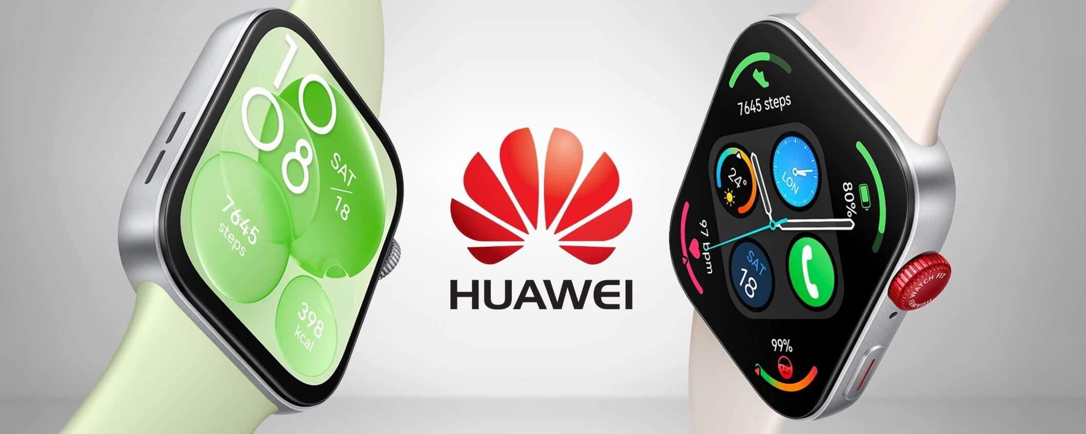 HUAWEI Watch Fit 3 è ufficiale: display AMOLED e corona rotante a 159€