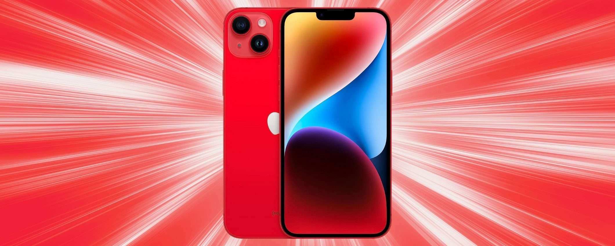 iPhone 14 Plus: la colorazione (PRODUCT) RED è in sconto al MINIMO STORICO (769€) iPhone 14 Plus: la colorazione (PRODUCT) RED è in sconto al MINIMO STORICO (769€)