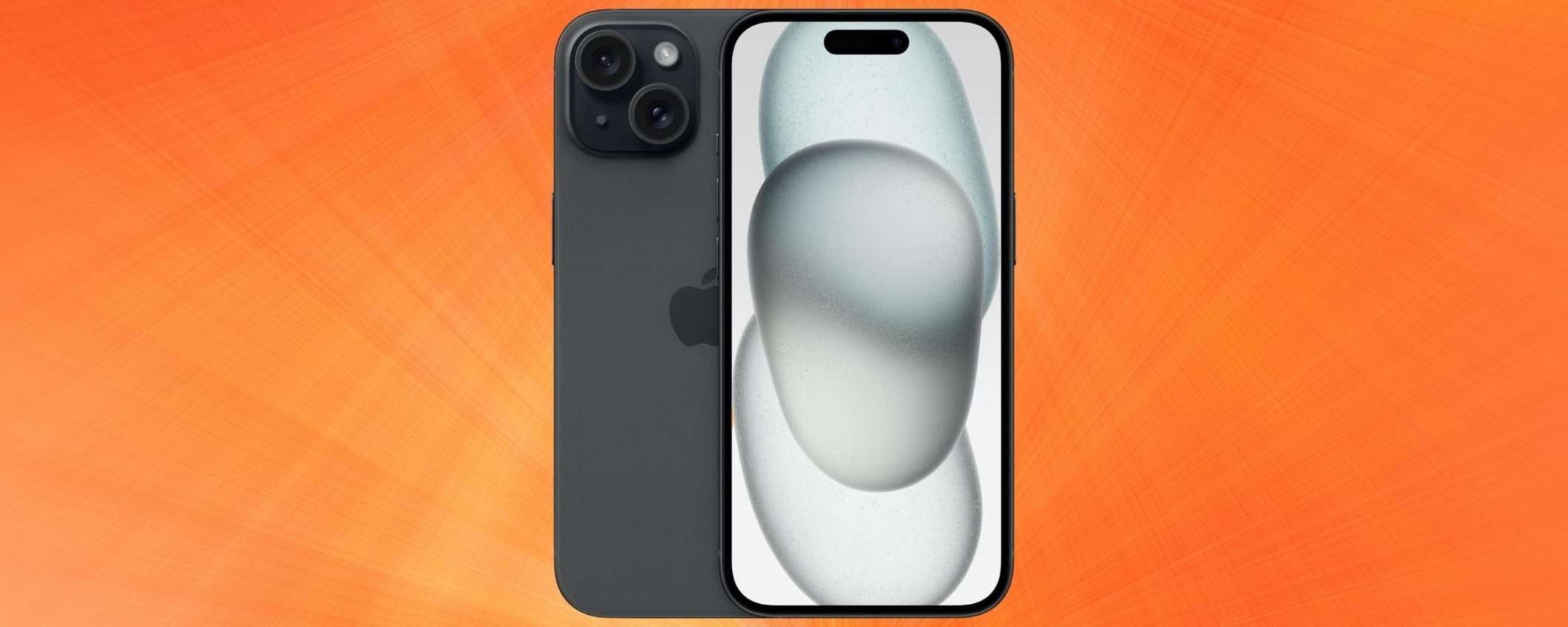 FUORITUTTO APPLE su Amazon: anche iPhone 15 è al MINIMO STORICO (-23%) FUORITUTTO APPLE su Amazon: anche iPhone 15 è al MINIMO STORICO (-23%)