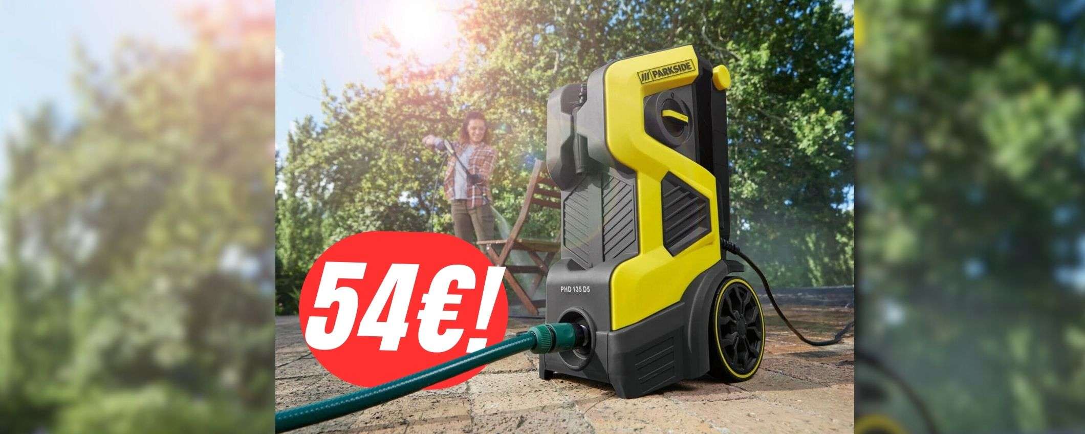 L'IDROPULITRICE Parkside a 54€ sta andando a ruba: fai presto, prima che si esaurisca!
