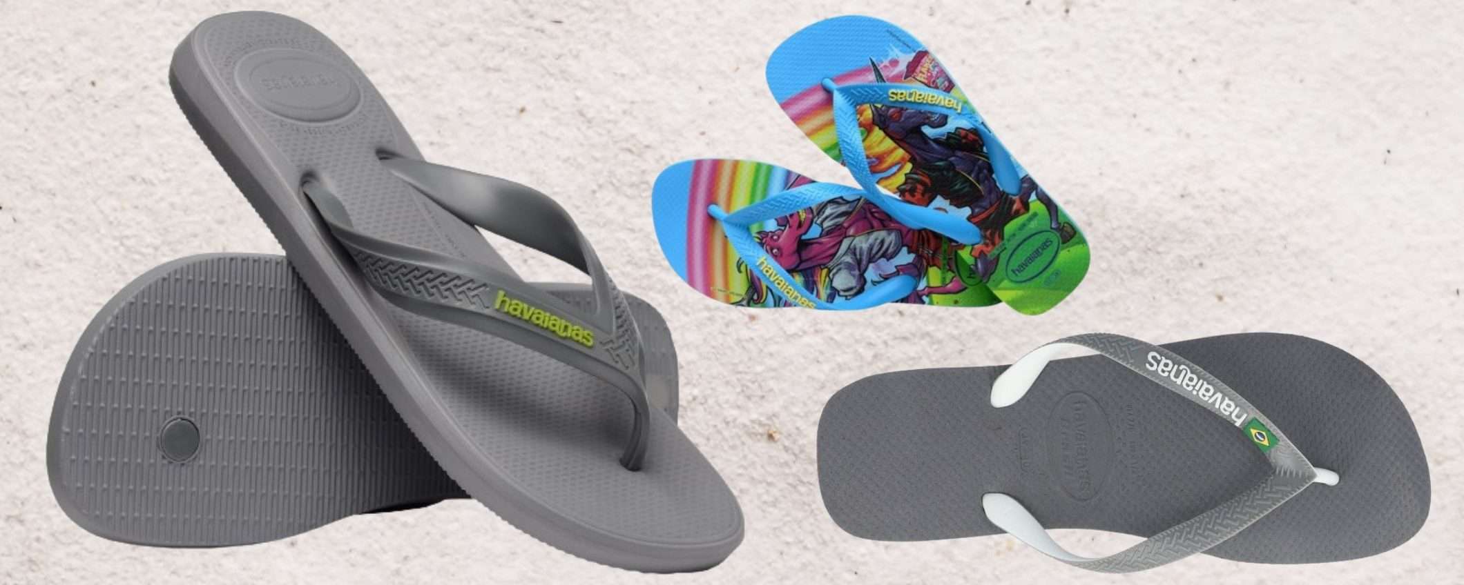 Infradito Havaianas da 9,60€ su Amazon: SVUOTATUTTO con sconti fino al 51%