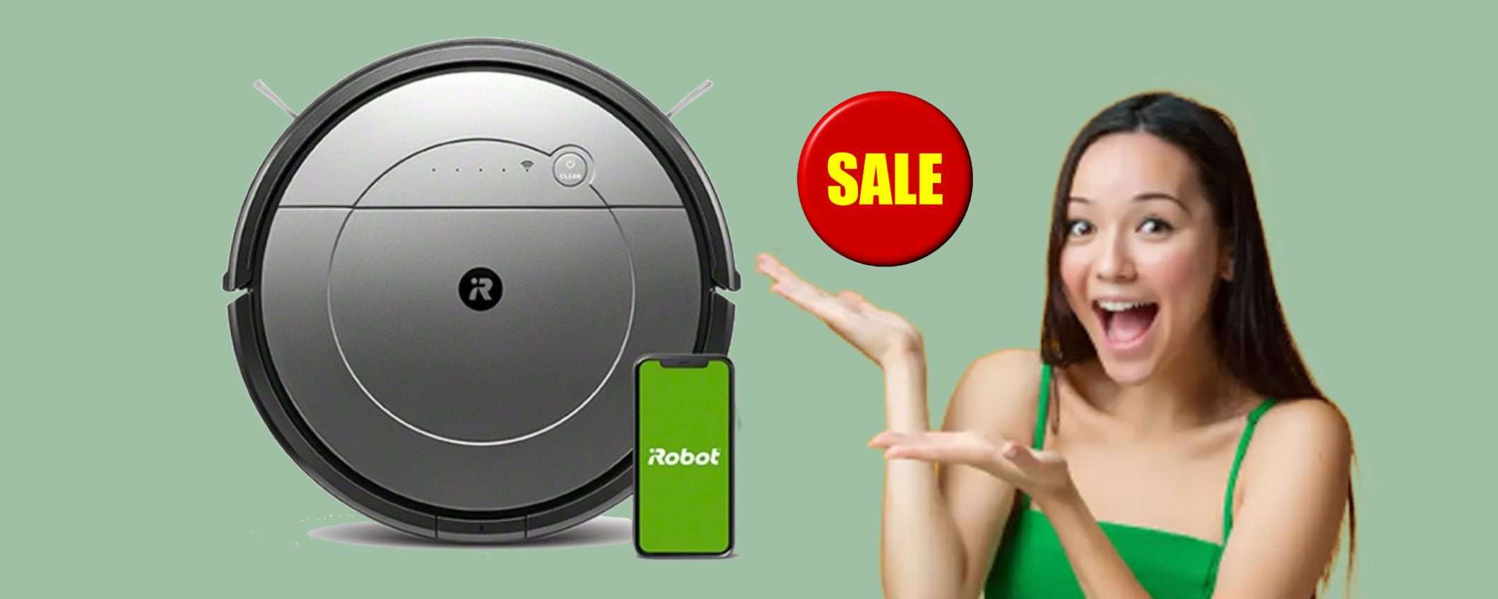 iRobot Roomba Combo 2 in 1: risparmio SUPER del 29% iRobot Roomba Combo 2 in 1: risparmio SUPER del 29%