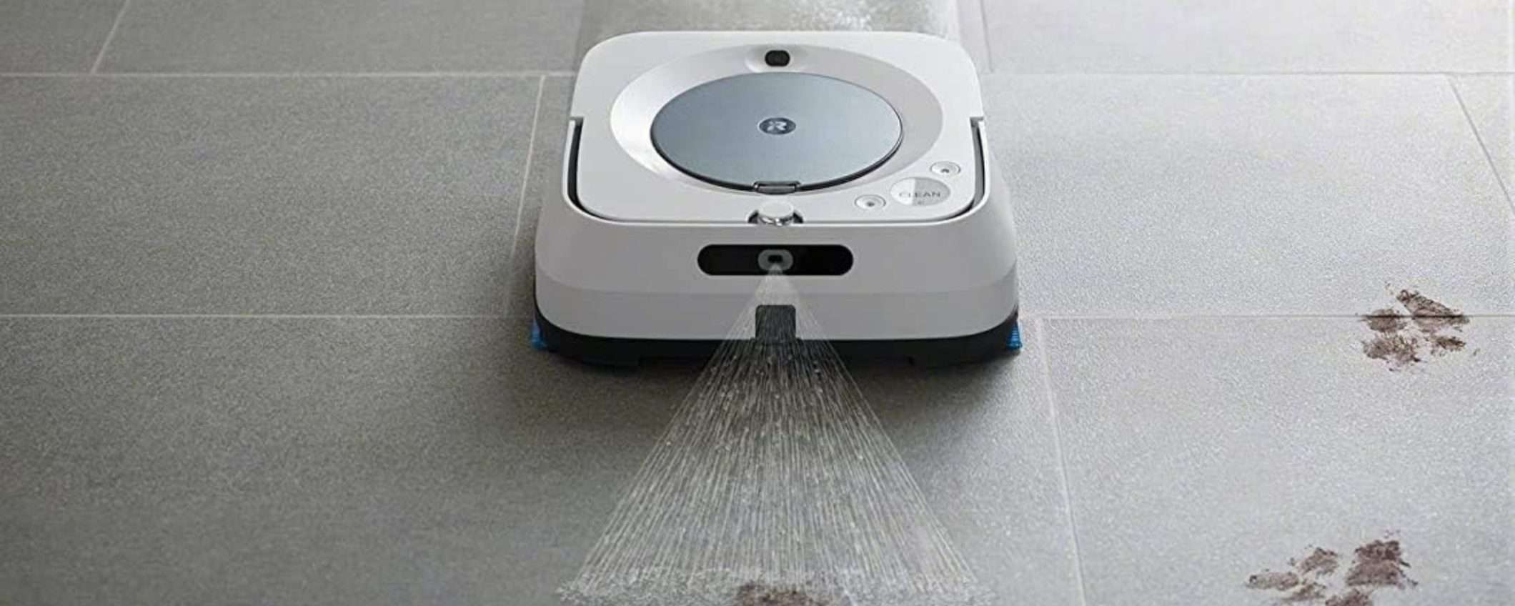 iRobot Braava Jet m6, il robot LAVAPAVIMENTI crolla di prezzo su Amazon (-20%)